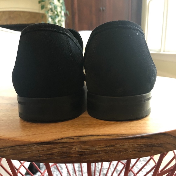 Salvatore Ferragamo Grandioso Black Suede Loafer